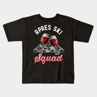 Apres Ski Squad I Wintersports Skiing design Kids T-Shirt